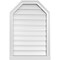 Ekena Millwork Octagonal Top Surface Mount PVC Gable Vent w/ 2"W x 2"P Brickmould Sill Frame, 22"W x 32"H GVPOT22X3203SF - alternate 1